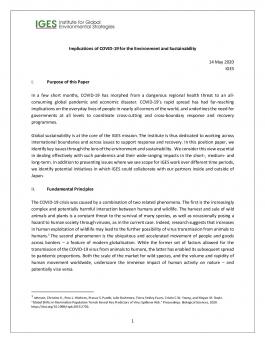 critique paper about pandemic